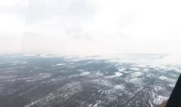İşte helikopteri yutan sis bulutu
