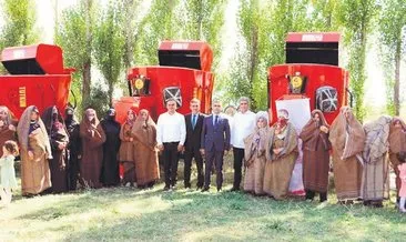 Kadın çiftçilere makine ve ekipman desteği #erzurum