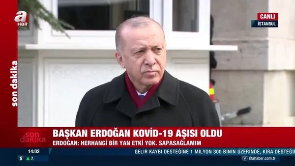 SON DAKİKA! Cumhurbaşkanı Erdoğan'dan Kovid-19 aşısı açıklaması 