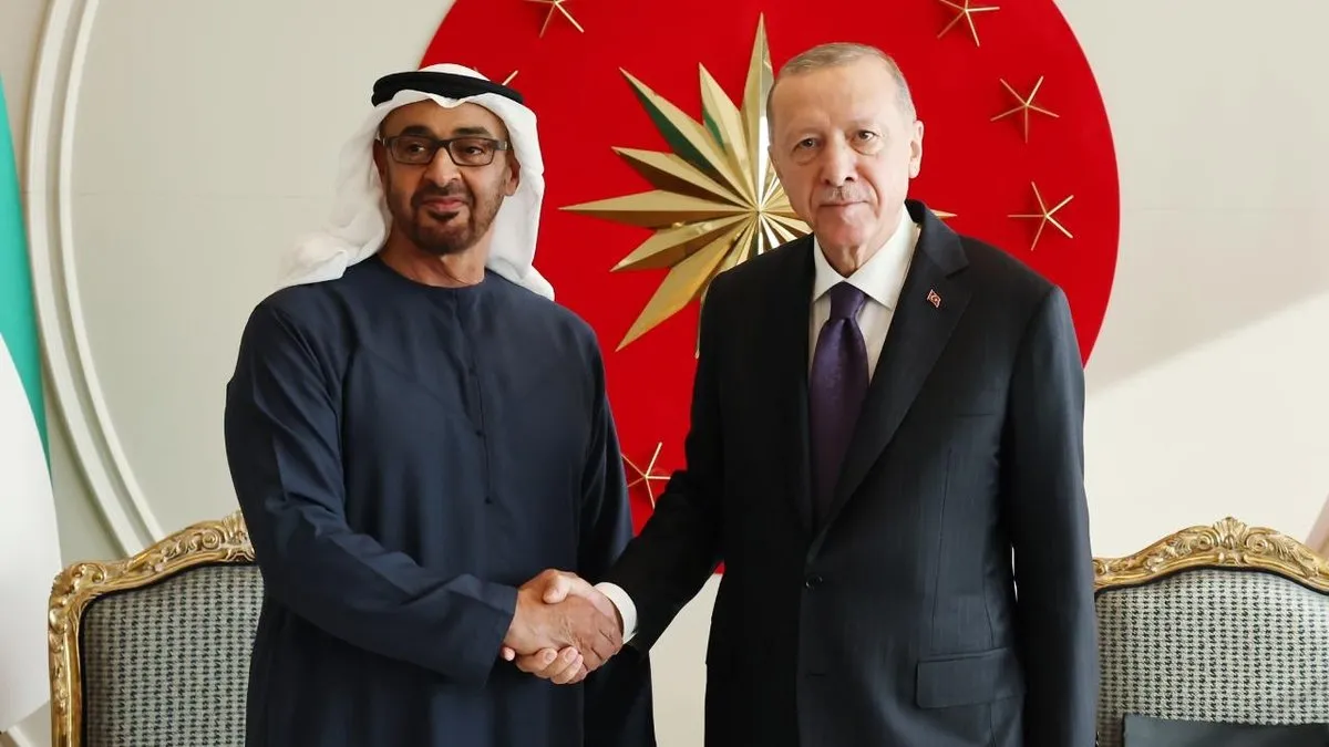 Son dakika: Başkan Erdoğan, BAE Devlet Başkanı Al Nahyan ile görüştü