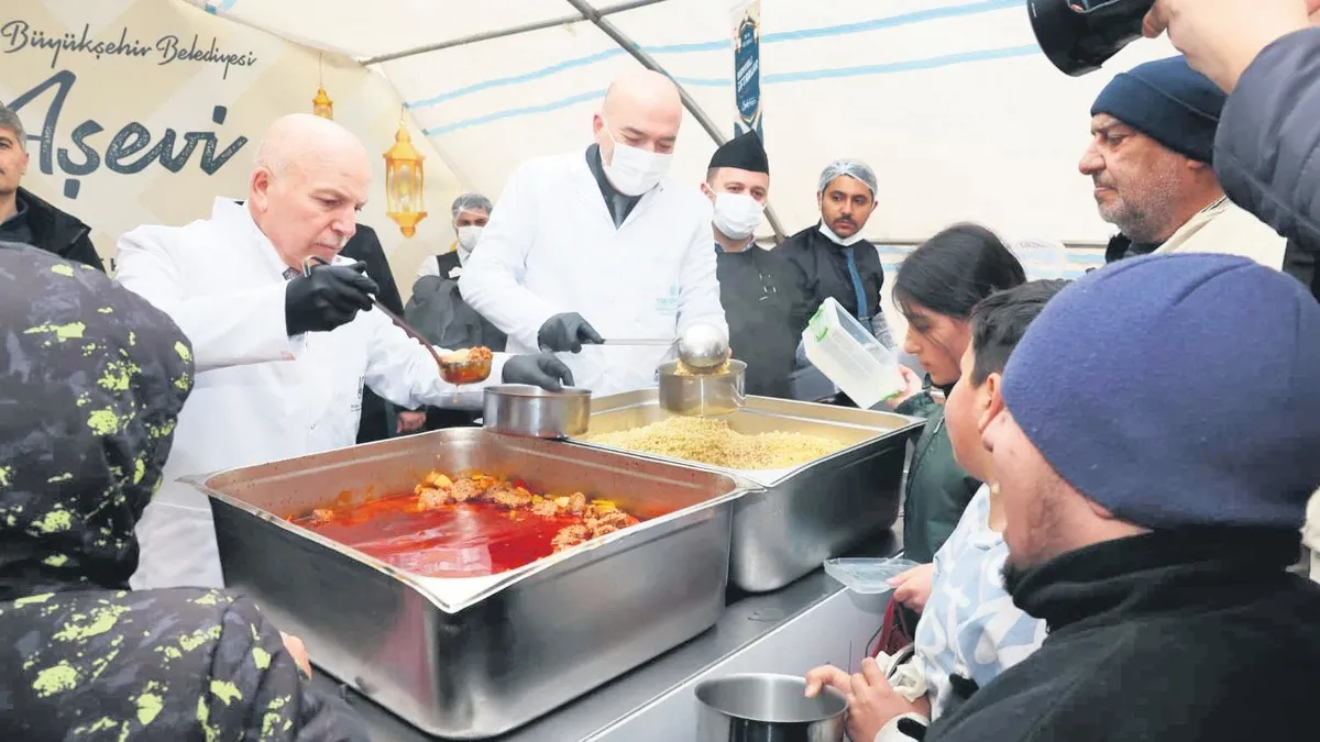 17 bin kişilik gönül sofrası