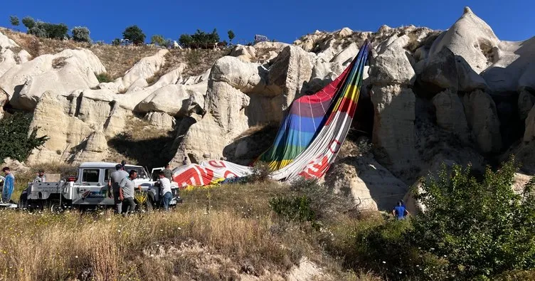 Kapadokya’da balon faciasından dönüldü