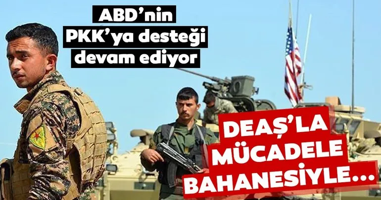 ABD’nin PKK’ya desteği devam ediyor! DEAŞ ile mücadele bahanesiyle...