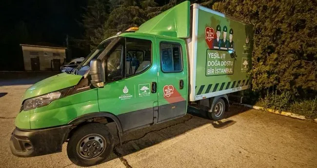 İBB’ye ait kamyonette insan kaçakçılığı: 8 düzensiz göçmen ve bir şişme bot yakalandı