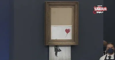 İngiliz sanatçı Banksy’nin eseri rekor fiyata alıcı buldu | Video