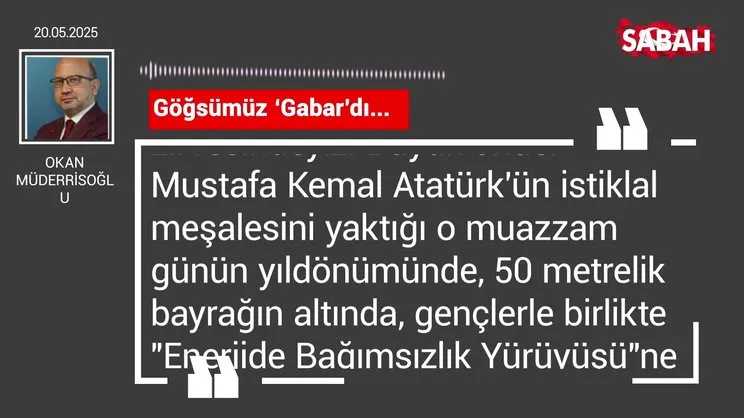 Okan Müderrisoğlu | Göğsümüz ‘Gabar’dı...