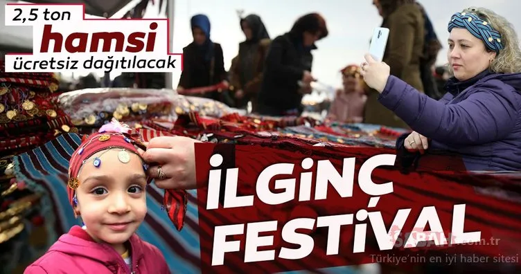 Düzce’de ilginç festival... Hamsiler tavaya, kanlar Türk Kızılay’a...