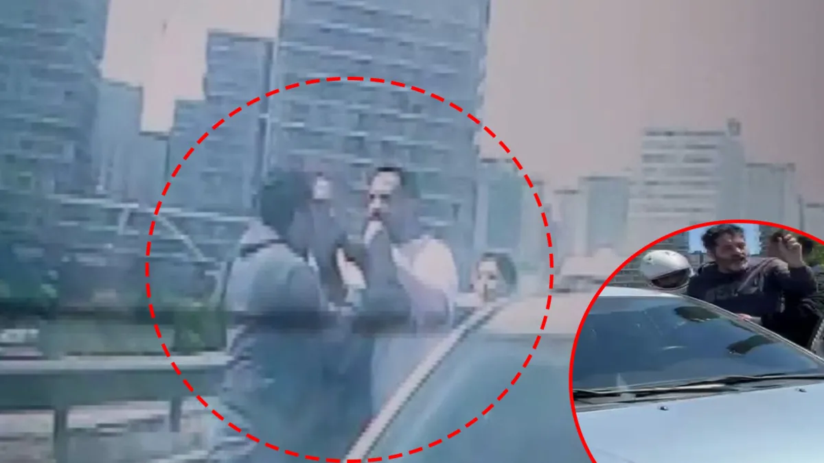 Bahçelievler'de trafikte tartışan iki sürücüden birinin megafon ve siren kullandığı anı gösteren temsili bir fotoğraf.