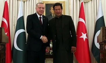 Başkan Erdoğan, Pakistan Başbakanı İmran Han tarafından, onuruna verilen yemeğe katıldı