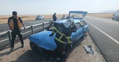 Nusaybin’de trafik kazası: Otomobil hurdaya döndü, 1 kişi hafif yaralandı #mardin