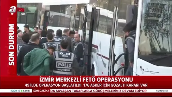 İzmir merkezli FETÖ operasyonu: 176 yakalama kararı