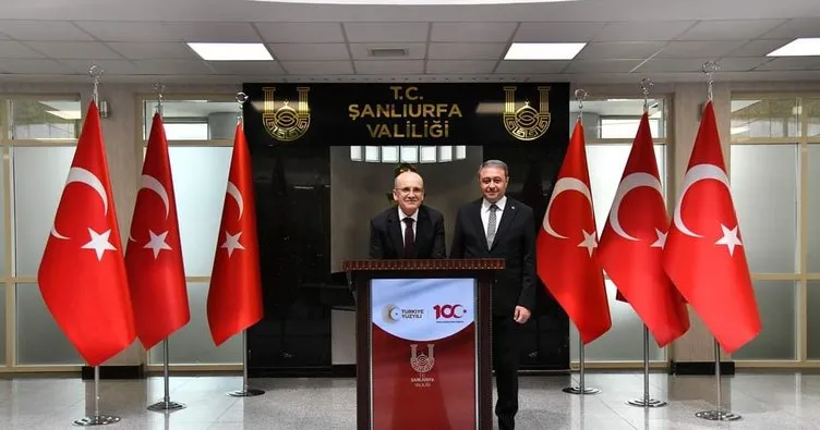 Hazine ve Maliye Bakanı Mehmet Şimşek Şanlıurfa’da