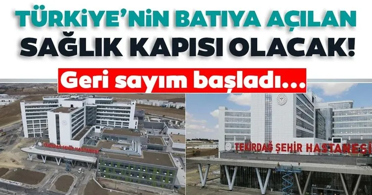 Türkiye’nin batıya açılan sağlık kapısı olacak: İlk modüler hastanede geri sayım!