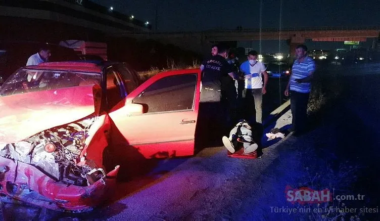 Kocaeli’de zincirleme trafik kazasında 7 kişi yaralandı