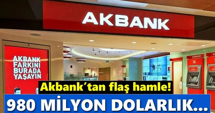 Akbank’a 980 milyon dolarlık sendikasyon kredisi!