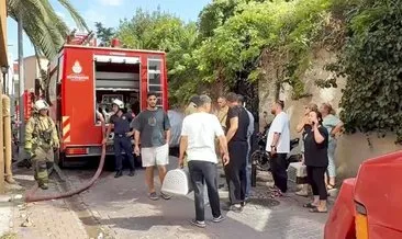 Beşiktaş’ta 5 katlı binada korkutan yangın! Karı koca dumandan etkilendi #istanbul