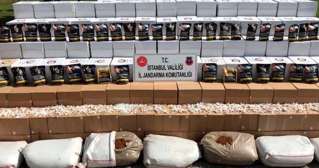 Istanbul Da Jandarmadan Milyonlarca Kilogramlik Kacak Tutun Operasyonu Son Dakika Haberler
