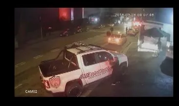 Ortaköy’de gece kulübü önündeki silahlı çatışma kamerada