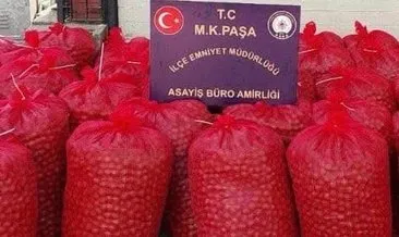 Bir ton ceviz çalan hırsızlar yakalandı 