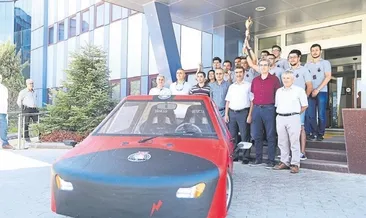 KSÜ öğrencilerinin otomobiline ödül