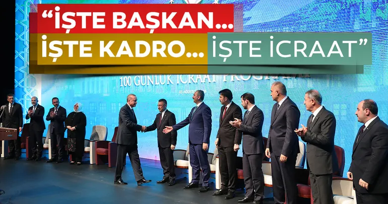 İşte başkan… İşte kadro… İşte icraat