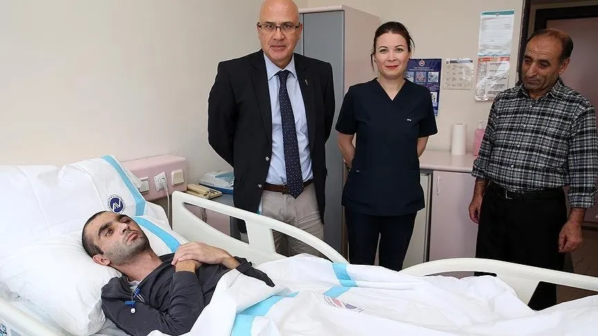 nakledilen damarla kurtuldu