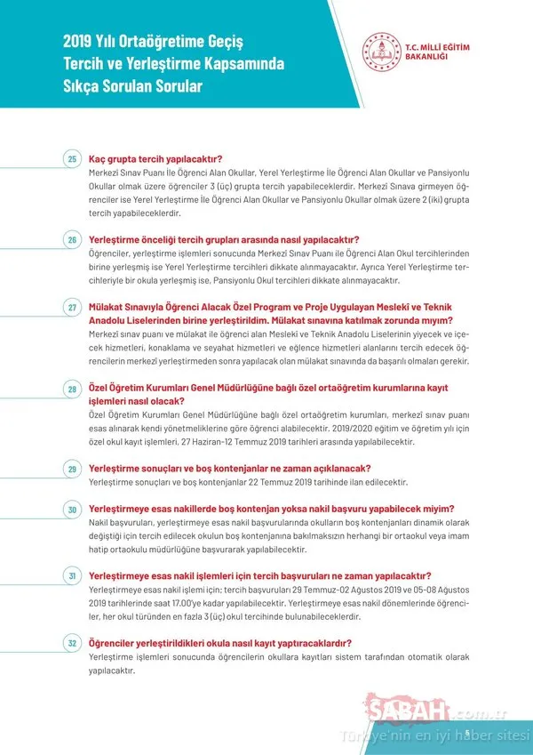 LGS tercih ve yerleştirme işlemlerinde bunlara dikkat! MEB ile 2019 LGS tercihleri nasıl ve nereden yapılır?