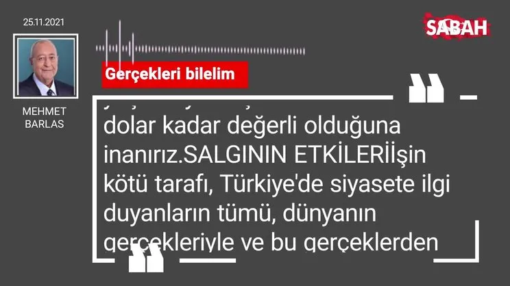 Mehmet Barlas | Gerçekleri bilelim