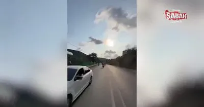 Motosiklet sürücüsünün şımarıklığı iki genci hayattan kopardı | Video