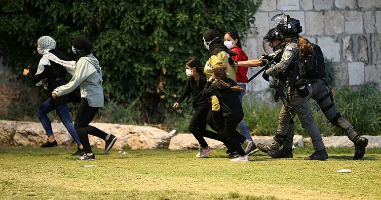 İsrail kadın, çocuk demeden saldırdı!  Kudüs’te Mevlid-i Nebi kutlamalarında sert müdahale: 17 yaralı