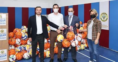 Yüreğir belediyesinden okullara spor malzemesi desteği #adana