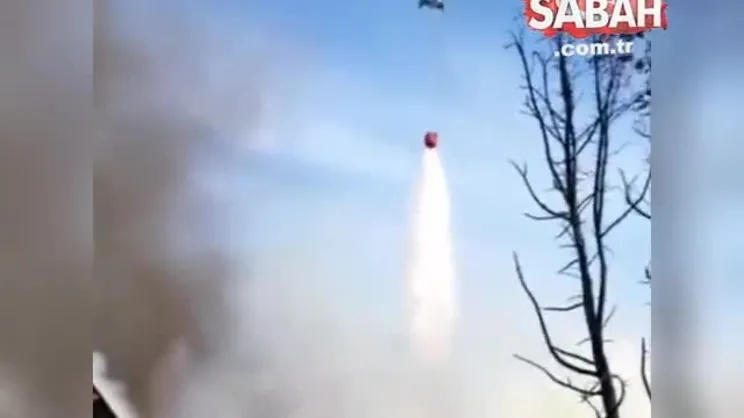 Fethiye’de korkutan yangın  | Video