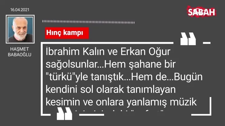 Haşmet Babaoğlu | Hınç kampı