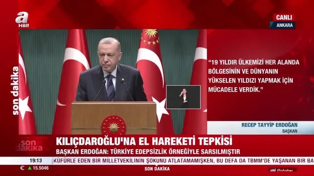Başkan Erdoğan, önemli açıklamalarda bulundu: Hedefimiz yatırım, istihdam, üretim, ihracat, büyüme | Video