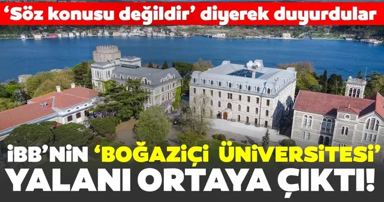 Son dakika | Boğaziçi’nden İBB’ye yalanlama! Laboratuvar Cumhurbaşkanlığı bütçesiyle inşa ediliyor