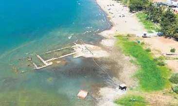 İznik Gölü’ndeki çekilme iki katına çıktı