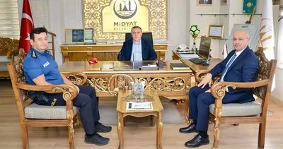 Emniyet Müdürü Buğday’dan Başkan Veysi Şahin'e ziyaret #mardin