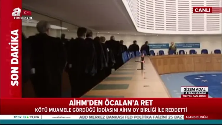 AİHM'den Öcalan'a ret