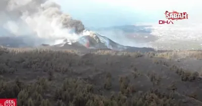 La Palma’daki yanardağda yeni lav çatlakları oluştu | Video