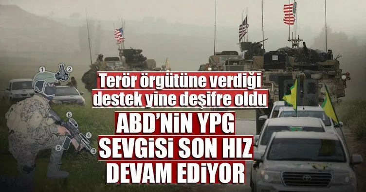 ABD, YPG’li teröristleri donattı