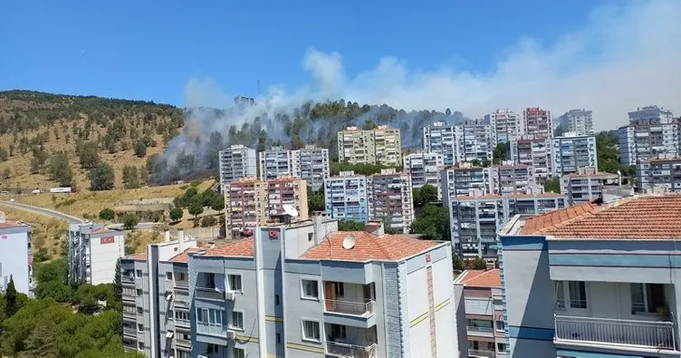 İzmir’de orman yangını: Ekipler havadan ve karadan müdahale ediyor!