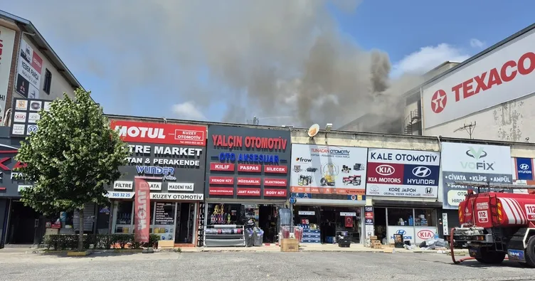 Dudullu’da çok sayıda işyerinde yangın