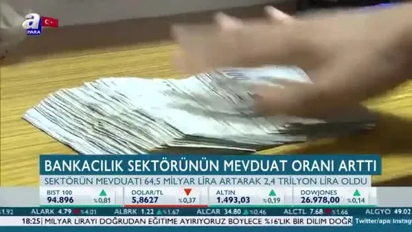 Bankacılık sektörünün kredi hacmi arttı