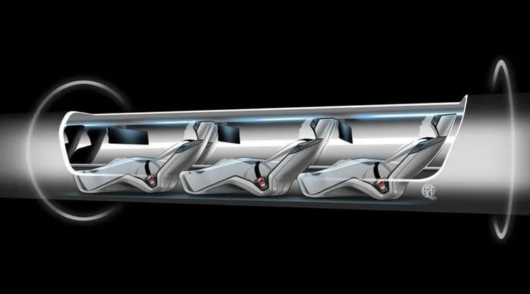 Saatte 1300 km hızla ulaşım projesi: Hyperloop