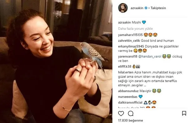 Ünlü isimlerin Instagram paylaşımları (11.04.2018)(Esra Erol)