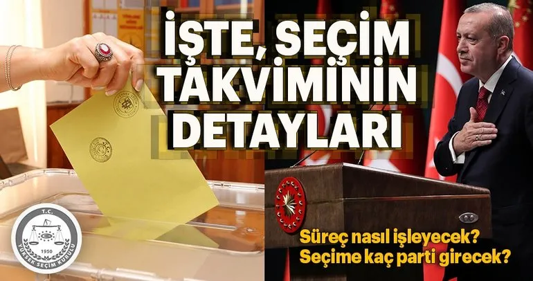 Seçim takvimi nasıl işleyecek?