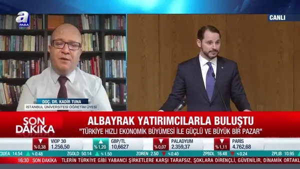 Hazine ve Maliye Bakanı Berat Albayrak yatırımcılarla buluştu!