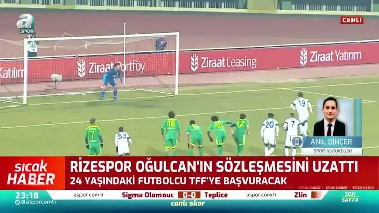 Rizespor sözleşmesini uzatmıştı! Oğulcan TFF'ye başvuracak