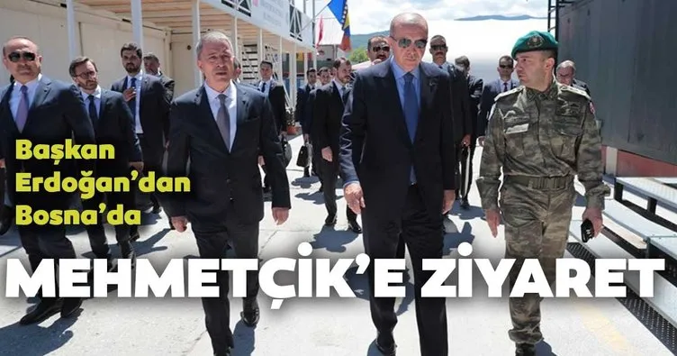 Erdoğan, Bosna'da ‘Barış Gücü’nde görevli Türk askerleri ziyaret etti