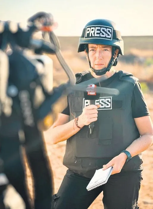 Ateş hattında ölümüne gazetecilik! Mezarların bile bombalandığı yer: Gazze